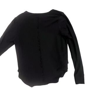 Chaser women's long sleeve tunic size small in black